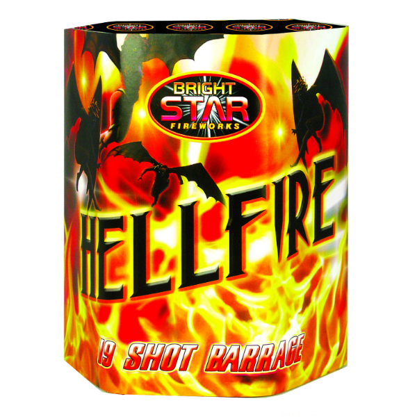 Hellfire Firework Barrage (Multi Shot) Starburst Fireworks