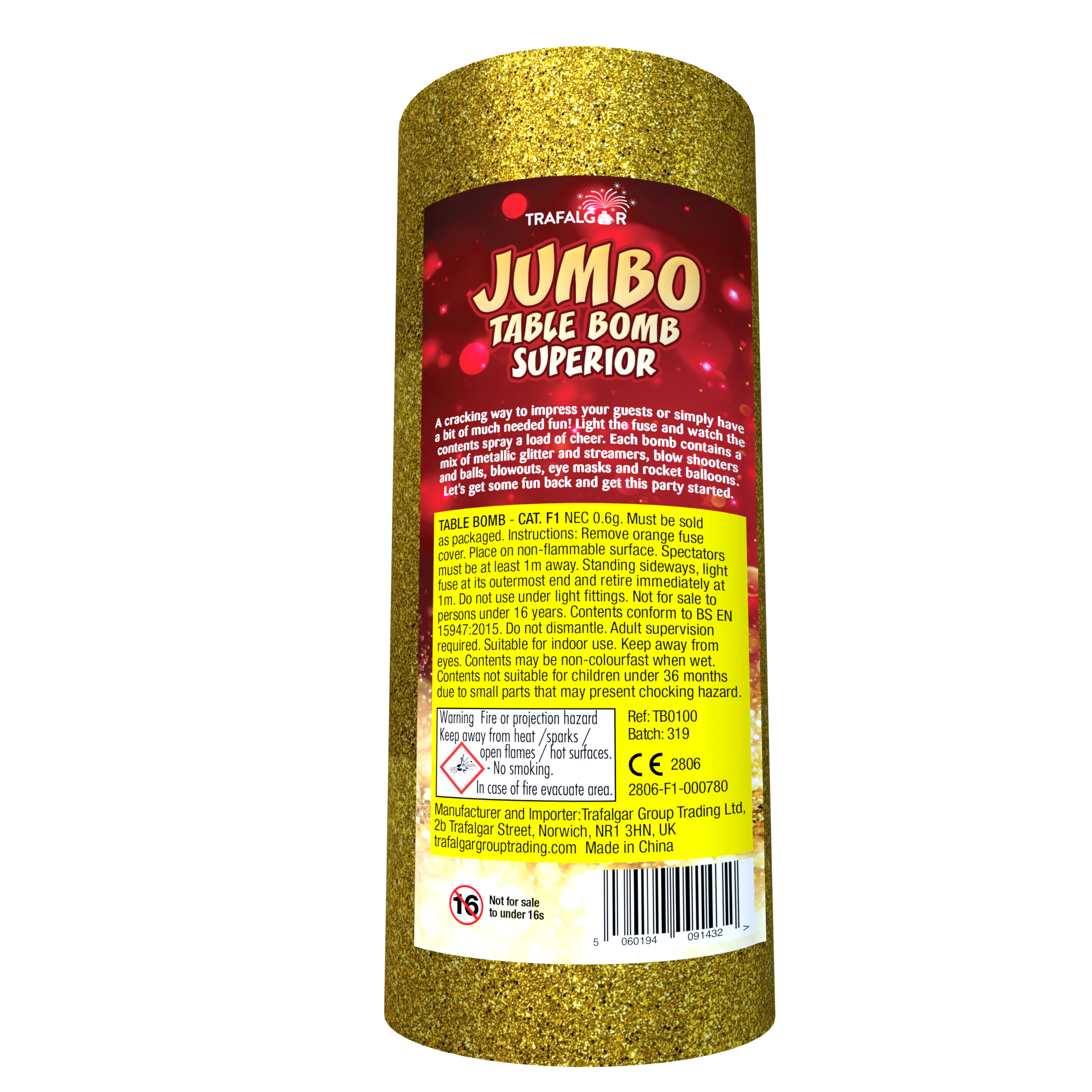 JUMBO TABLE PARTY BOMBE – Starburst Fireworks